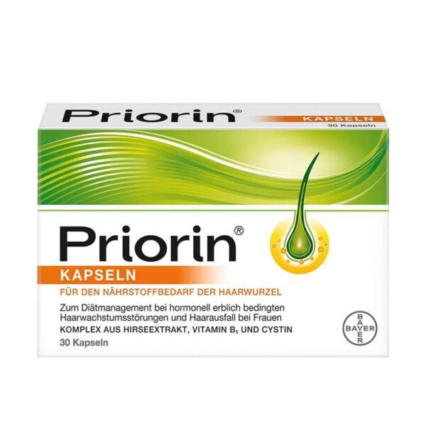 قرص پریورین Priorin ضد ریزش مو هورمونی و ارثی بایر آلمانی اصل