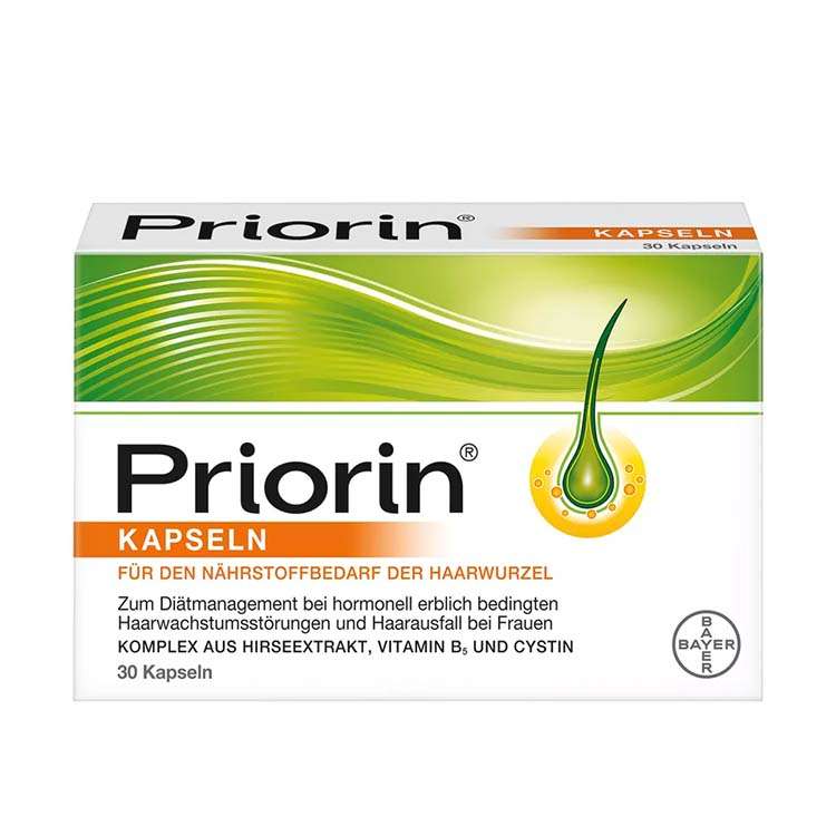 قرص پریورین Priorin ضد ریزش مو هورمونی و ارثی بایر آلمانی اصل
