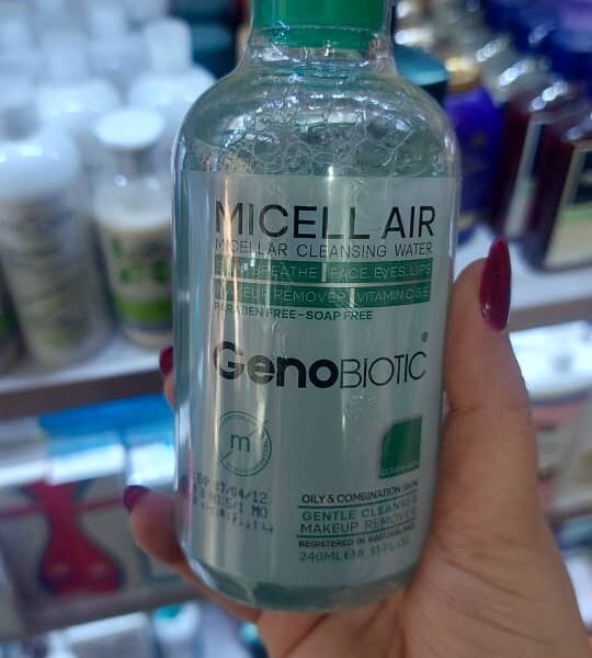 محلول پاک کننده آرایش پوست چرب و مختلط ژنوبایوتیک