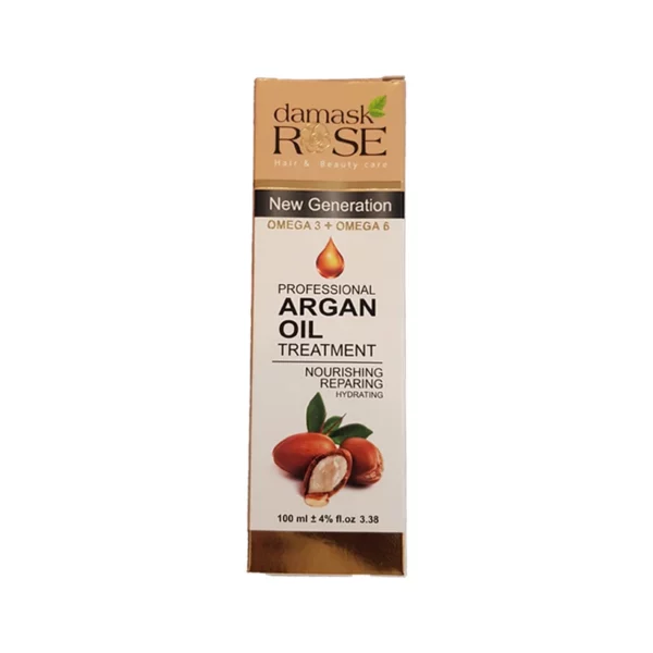 روغن آرگان داماسک رُز مدل مغذی و ترمیم کننده حجم 100 میلی لیتر