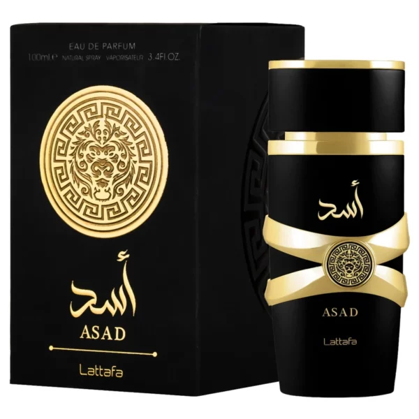 ادکلن اسد مشکی لطافه Lattafa مدل Asad حجم 100 میلی لیتر