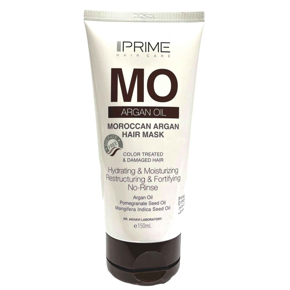 ماسک مو تقویت کننده آرگان موهای رنگ شده و آسیب دیده پریم Prime MO