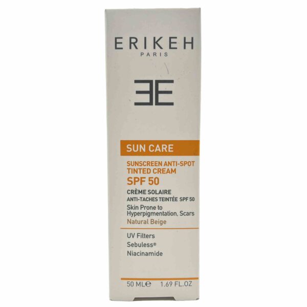 کرم ضد آفتاب ضد لک رنگ بژ طبیعی SPF50 اریکه