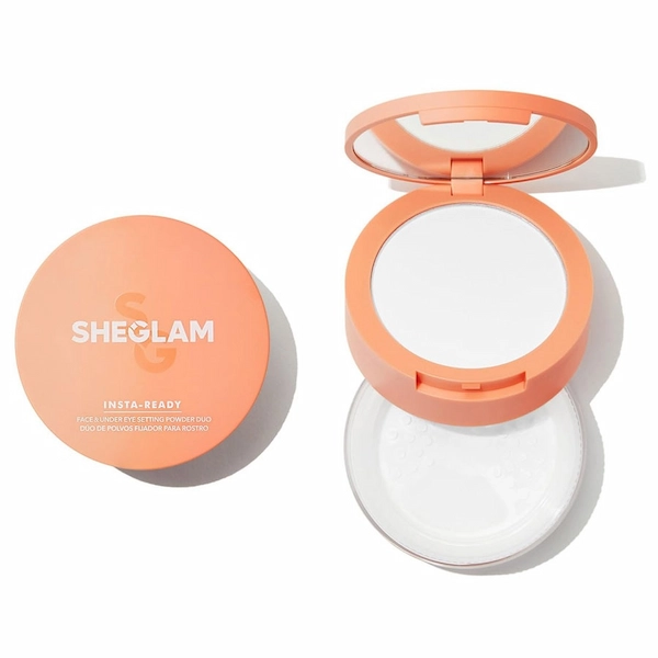 پودر فیکس (بیک) بی رنگ دو طبقه شیگلم | SHEGLAM POWDER DUO