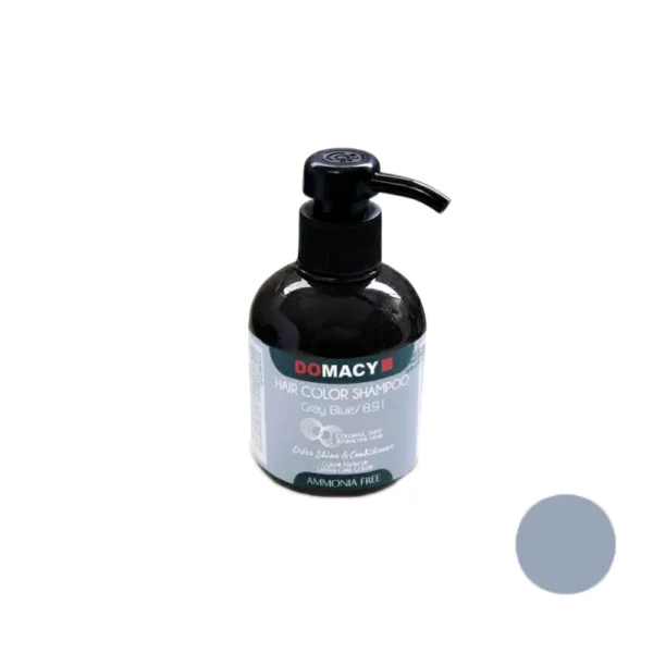 شامپو رنگساژ دوماسی شماره 8.91 حجم 300 میلی‌لیتر (آبی خاکستری)