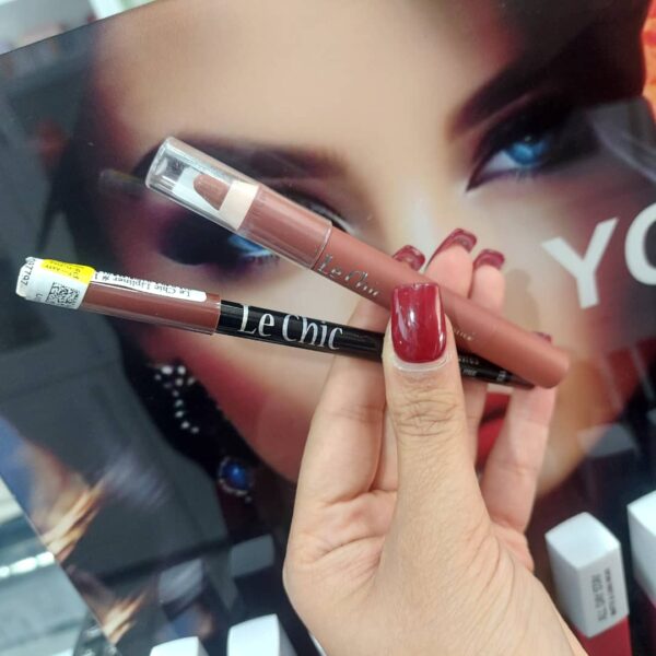 پک شماره 4 رژ لب مدادی و خط لب لچیک