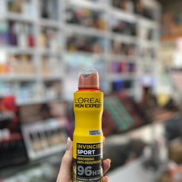 اسپری ضد تعریق مردانه اکسپرت من لورال Loreal Men Expert Invincible Sport
