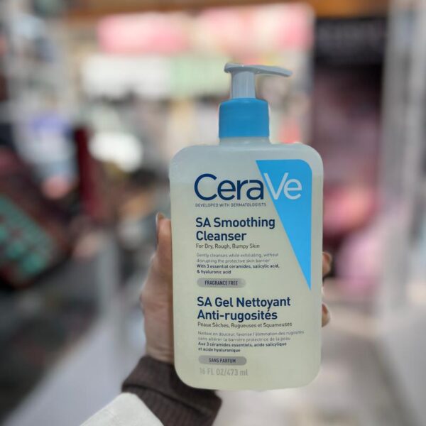 ژل شستشو سراوی SA مدل Smoothing Cleanser | شوینده ملایم لایه‌بردار پوست خشک و زبر 473ML