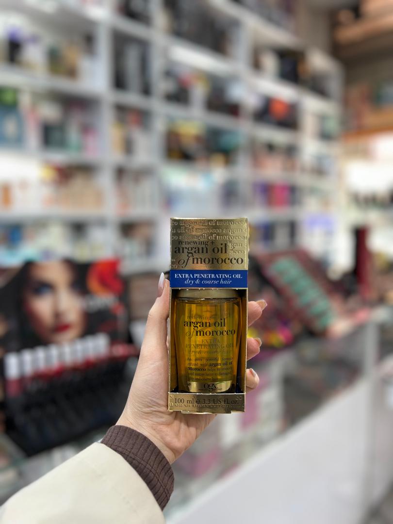 روغن آرگان او جی ایکس Ogx مدل Argan Oil Of Moroccan حجم 100 میلی