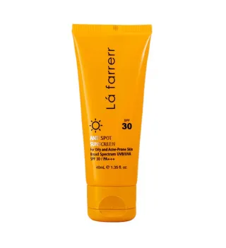 ضد آفتاب و ضد لک لافارر پوست چرب و آکنه دار SPF 30 بی رنگ