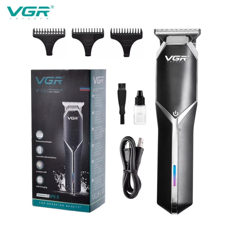 ماشین اصلاح موی سر و صورت شارژی وی جی ار مدل V-930