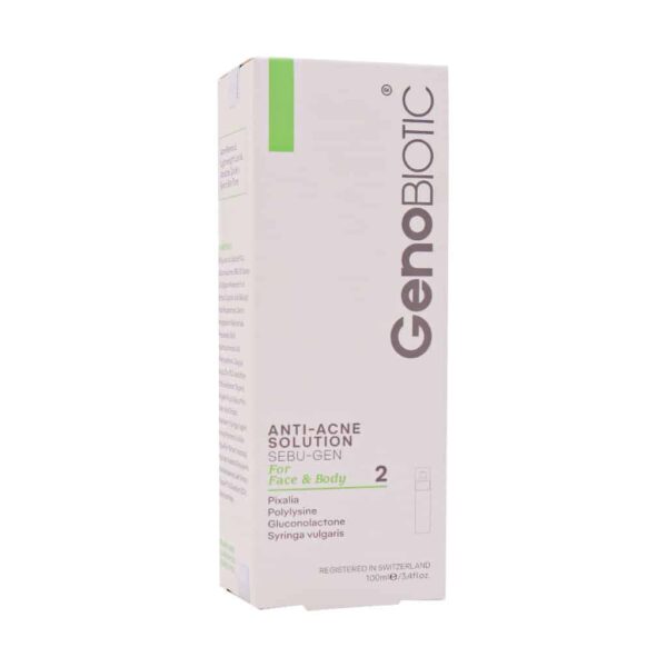 محلول ضد جوش سبوژن 2 ژنوبایوتیک 100 میلی لیتر