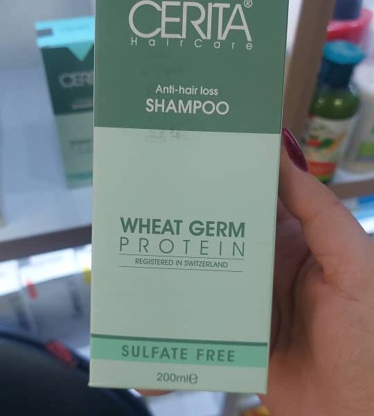 شامپو ضد ریزش جوانه گندم بدون سولفات