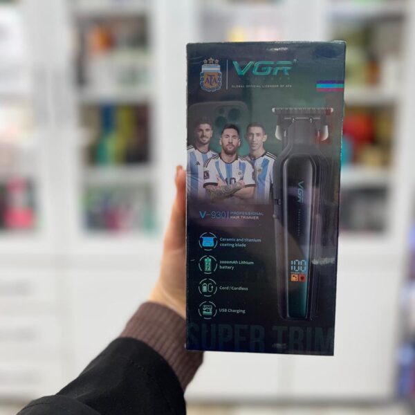 ماشین اصلاح موی سر و صورت شارژی وی جی ار مدل V-930