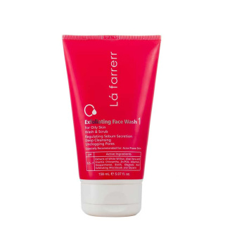 ژل شستشو صورت لافاررپوست چرب و مستعد آکنه مدل لایه بردار شماره 1 با حجم 150 میلی لیتر