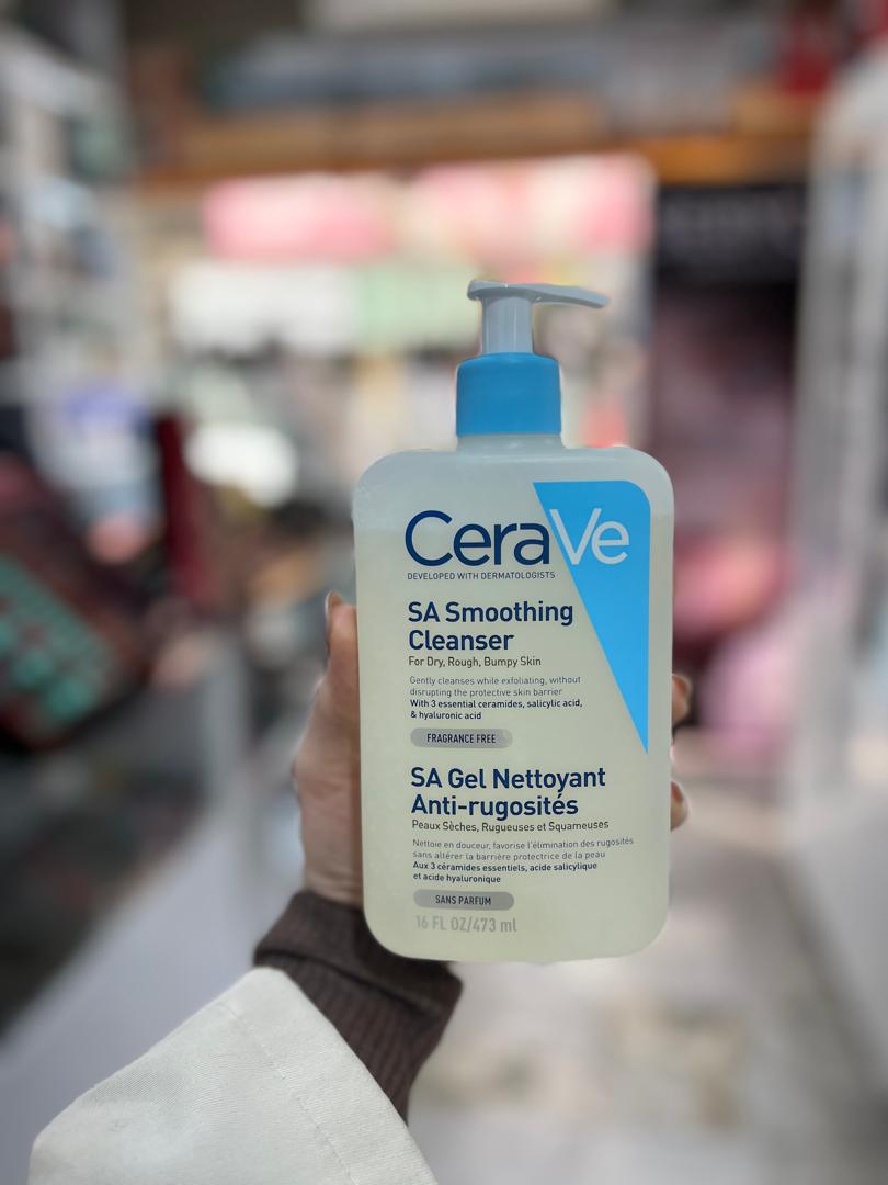 ژل شستشو سراوی SA مدل Smoothing Cleanser | شوینده ملایم لایه‌بردار پوست خشک و زبر 473ML