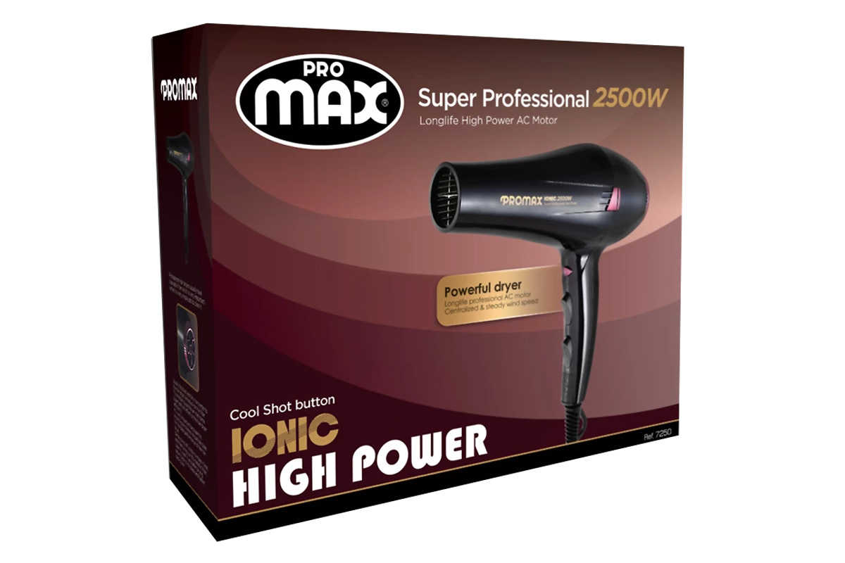 سشوار آیونیک حرفه ای پرومکس Promax Powerful Dryer 7250