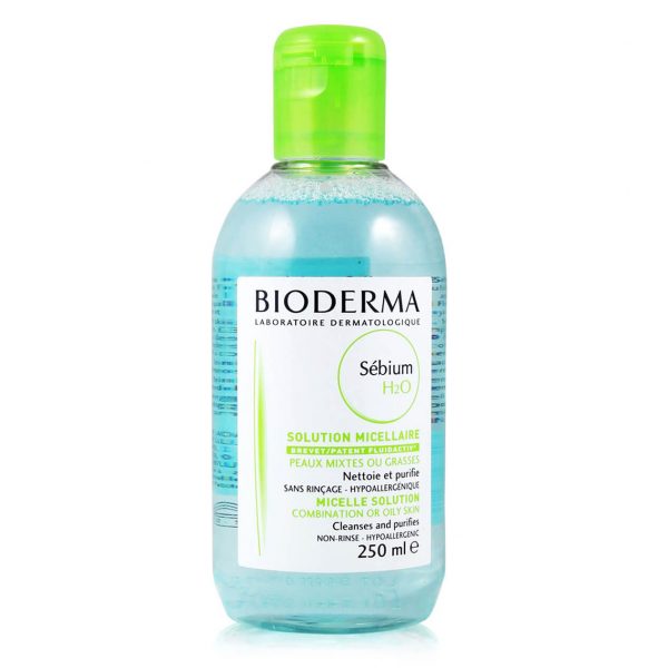 میسلارواتر بایودرما برای پوست چرب BIODERMA sebium H2O حجم 250 میلی