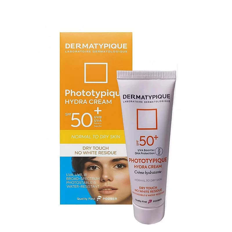 ضدآفتاب درماتیپیک فاقد رنگ پوست چرب و دارای جوش +SPF50 - فتوتیپیک حجم 40میل