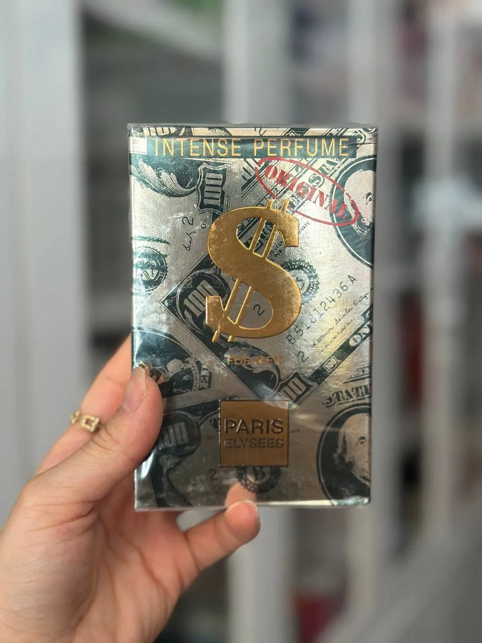 ادکلن پاریس الیسیس دلار Paris Elysees Dollar مردانه حجم 100 میلی لیتر اصل فرانسه