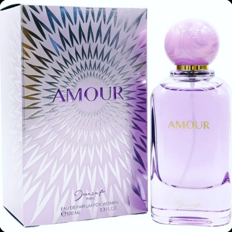 ادکلن زنانه ژک ساف مدل آمور AMOUR رایحه لالیک لامور حجم 100 میلی لیتر